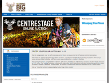 Tablet Screenshot of centrestage.tng-secure.com